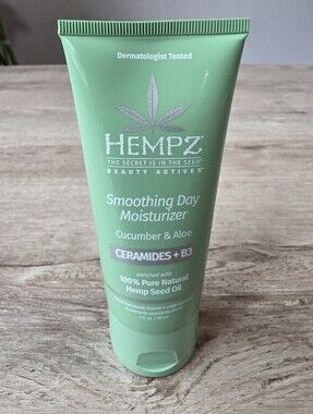 HEMPZ Smoothing Day Moisturizer Cucumber & Aloe Ceramides + B3 3 oz Sealed